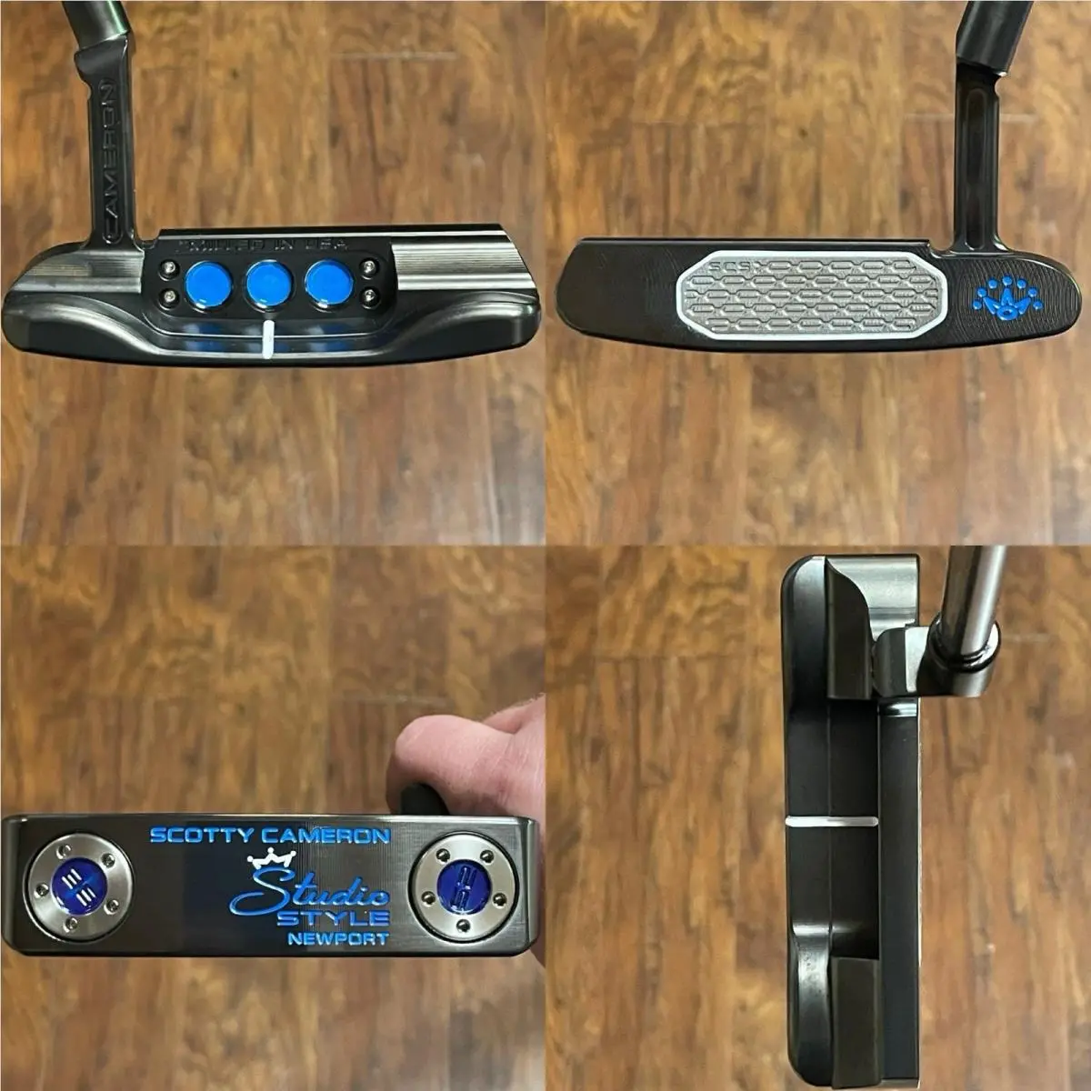 Scotty Cameron 2026 Studio Style Port Putter - - Xtreme Dark Finish - Blu
