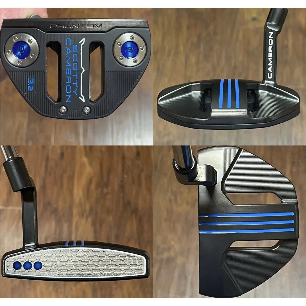 Scotty Cameron Phantom 3.2 Putter - LH - - Xtreme Dark Finish - Blu