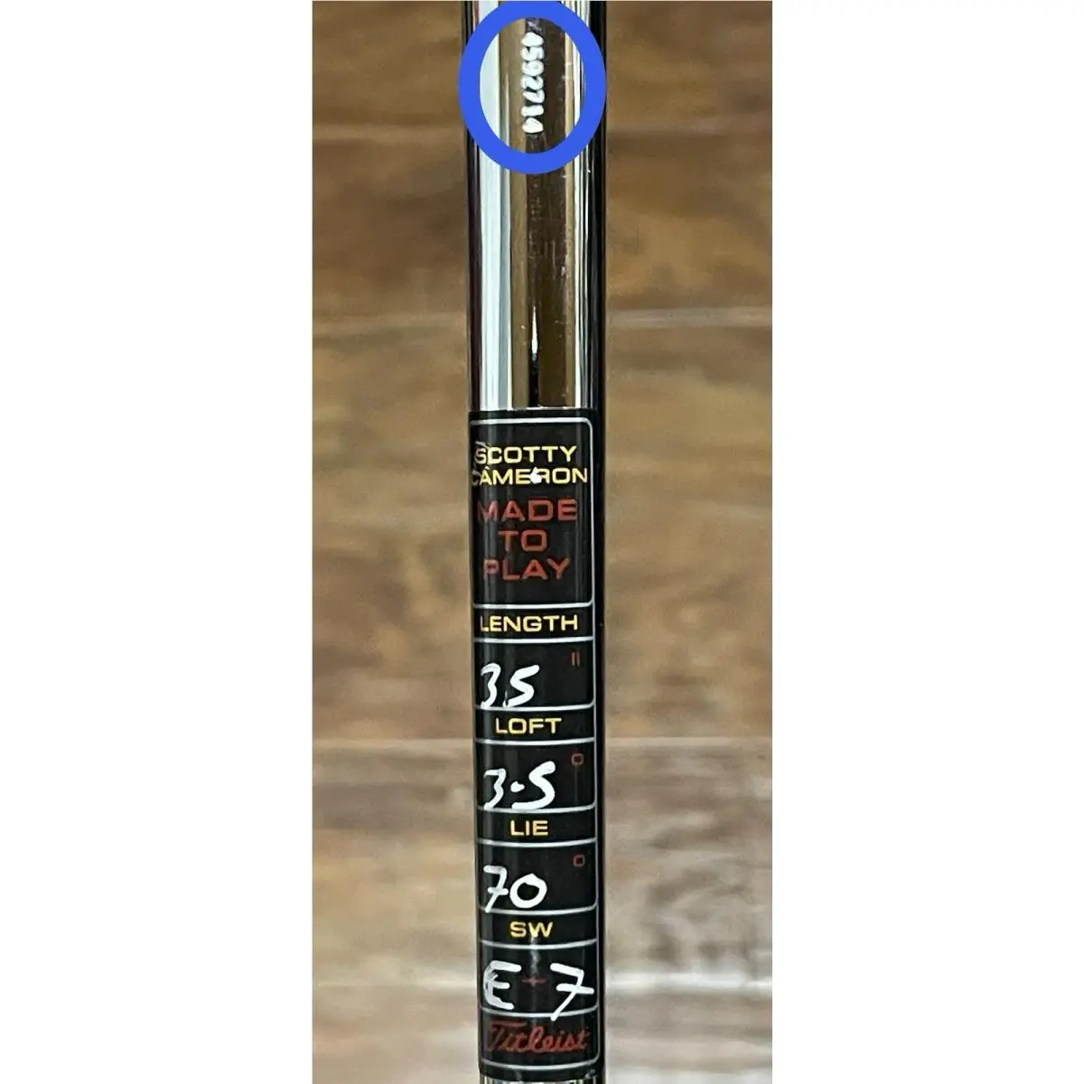 Scott  - Phantom 7 - 2026 - SCS - Xtreme Dark Finish - DLC - Blue, Lie Angle: Black 5