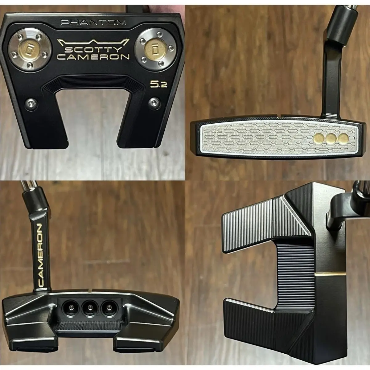Scotty Cameron 2026 Phantom 5.2 Putter - - Xtreme Dark Finish - Gld
