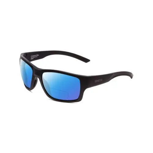 Smith Outback Elite Polarized Bi-focal Sunglasses Deep Ink Navy Blue Cobalt 59mm Blue Mirror by Smith Optics