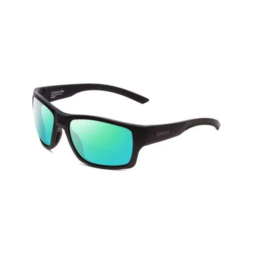 Smith Outback Elite Polarized Bi-focal Sunglasses Deep Ink Navy Blue Cobalt 59mm Green Mirror by Smith Optics