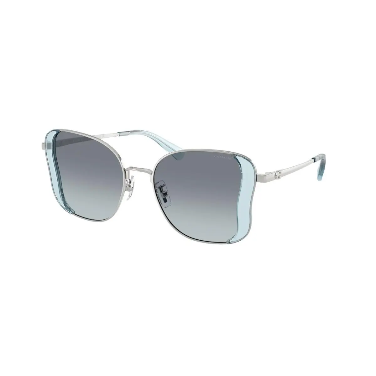 HC 7188 Ocean / Silver Gradient 900119 Size 50 Sunglasses by Coach