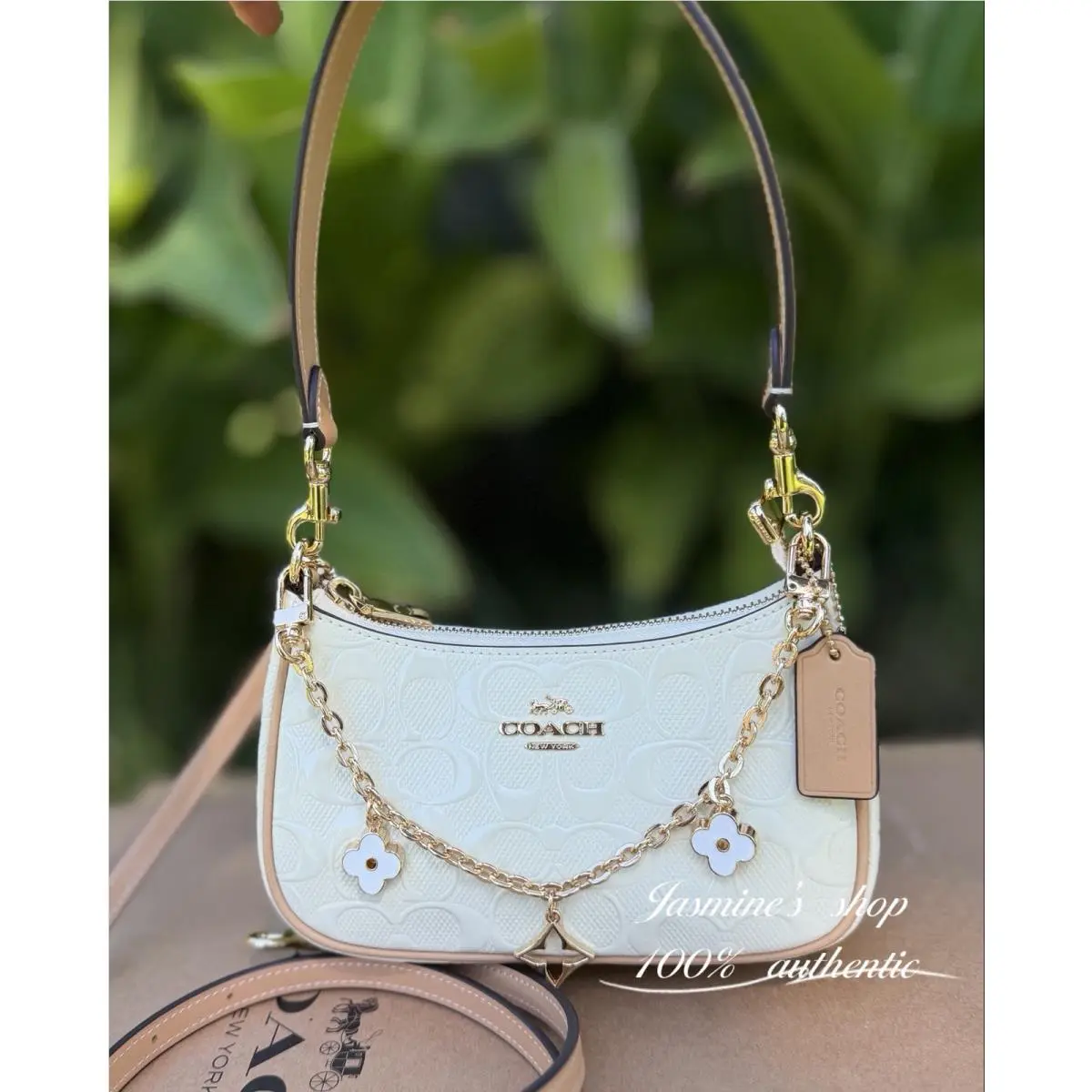 Teri Mini Crossbody Bag In Signature Leather CEM94 Light Lemon by Coach