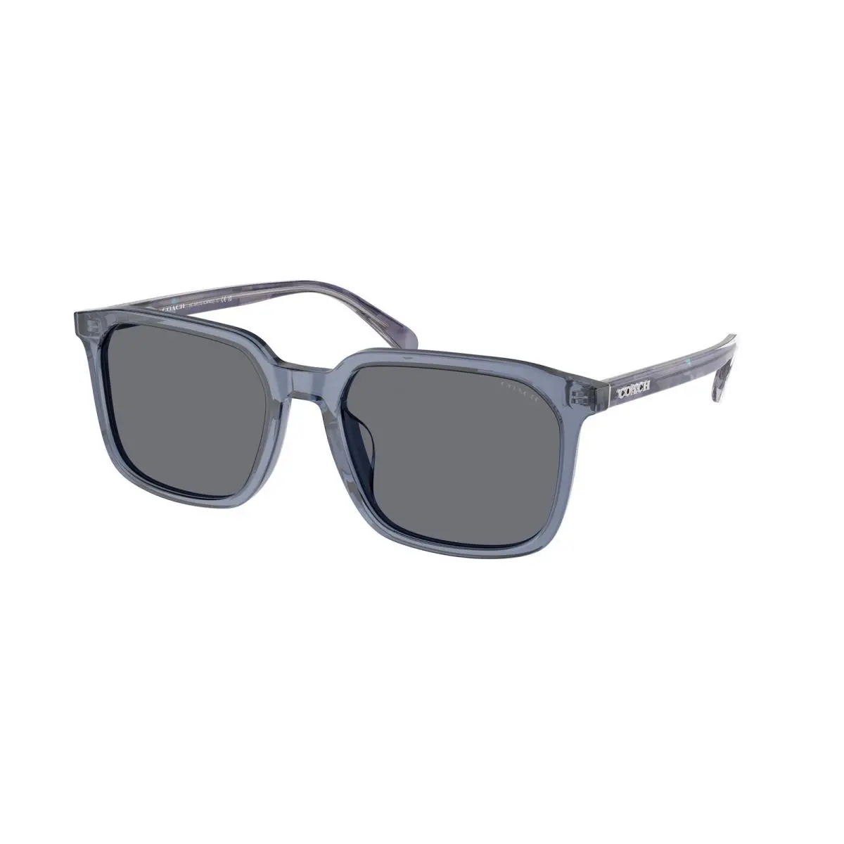 HC 8411 U Cw405 Transparent Blue So 582087 Size 55 Sunglasses by Coach
