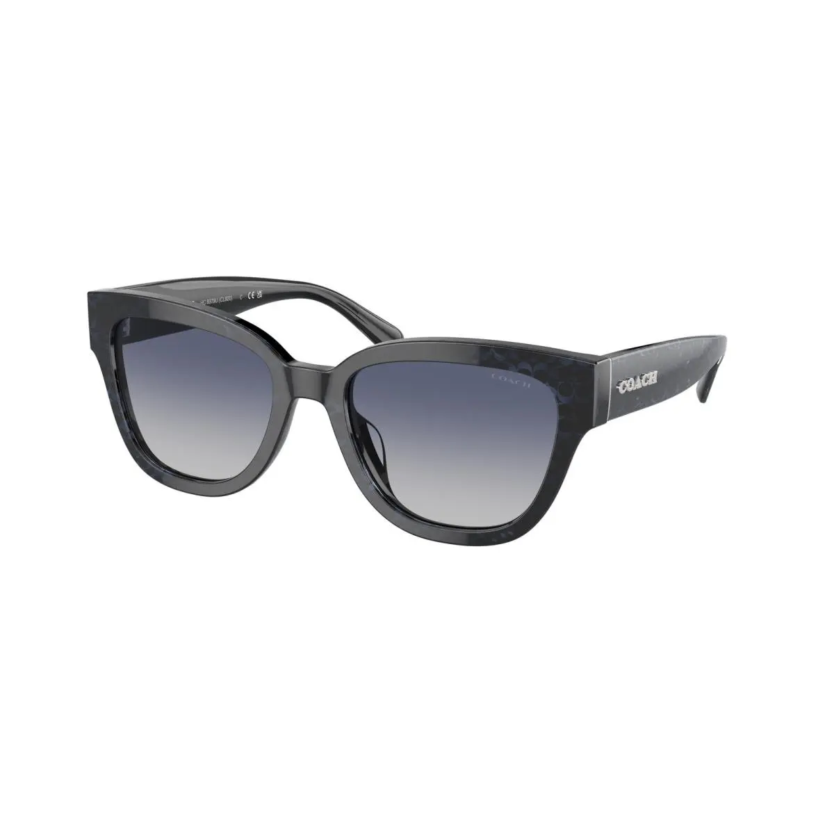 HC 8379 U Cl920 Sapphire Pearl Signature 57654L Size 54 Sunglasses by Coach