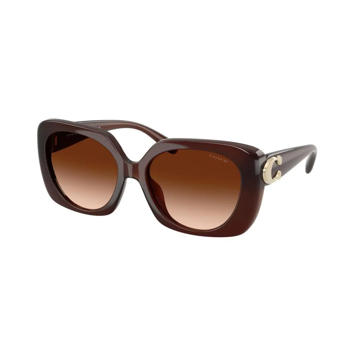 HC 8422 U Milky Hazelnut / Brown Gradient 584174 Size 55 Sunglasses by Coach