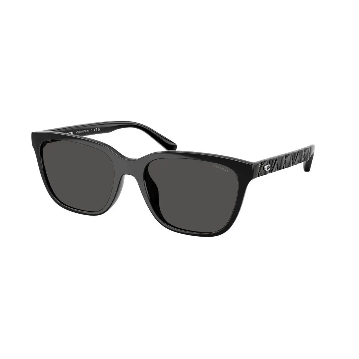 HC 8429 D Black / Grey Solid Polyamide Standard 500287 Size 56 Sunglasses by Coach