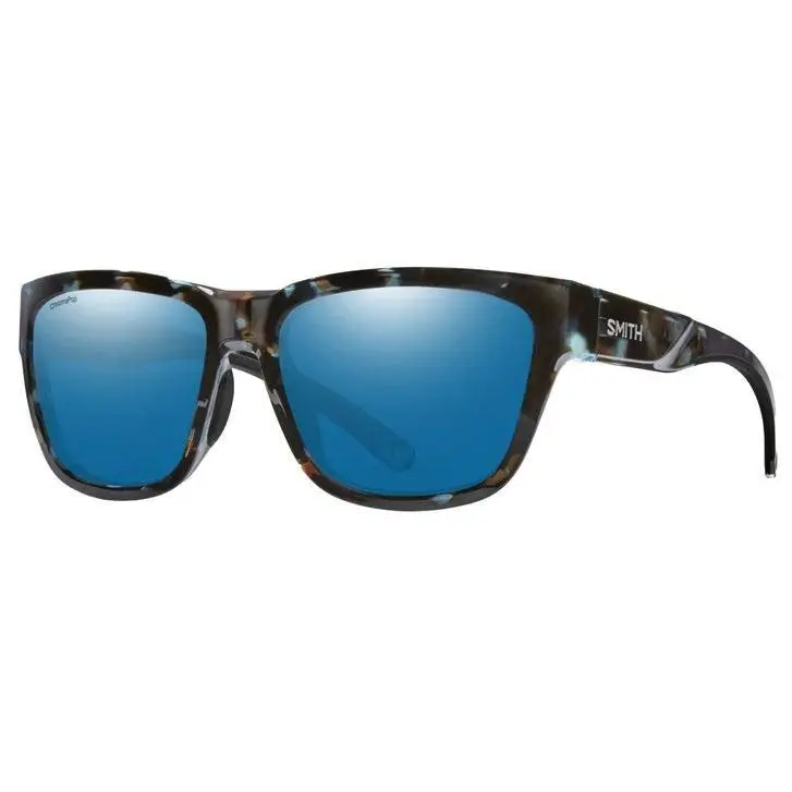 Smith Joya Polarized Sunglasses – Sky Tortoise Frame with Chromapop Blue Mirror by Smith Optics