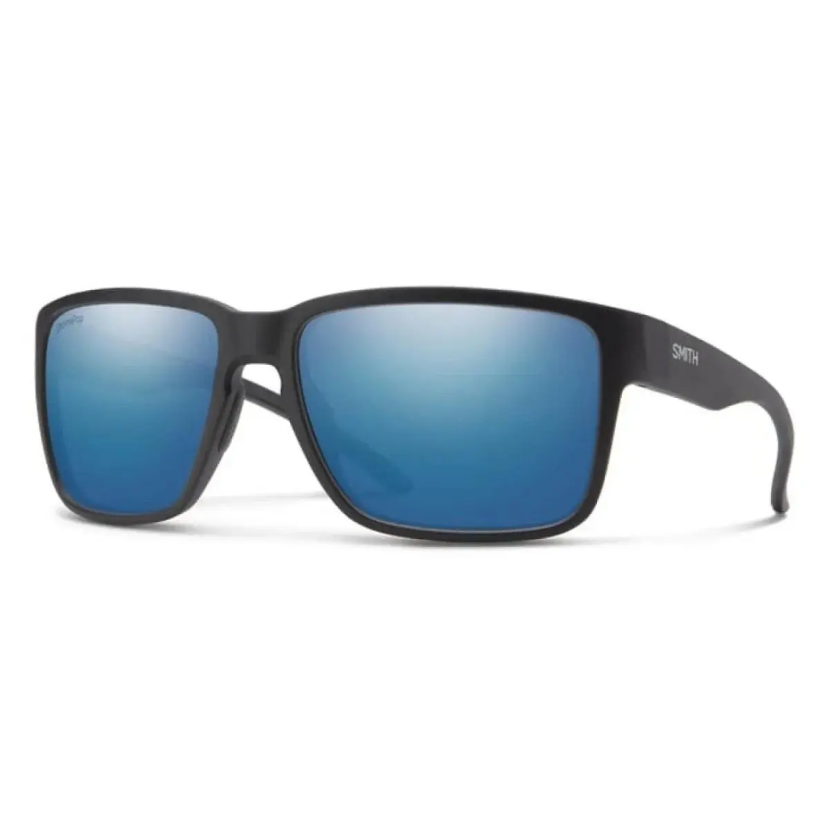 Smith Emerge Sunglasses with Chromapop Polarized Blue Mirror - Matte Black by Smith Optics