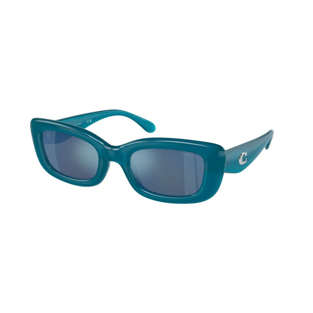 HC 8390 U Cr610 Milky Ocean Blue Fl 580655 Size 51 Sunglasses by Coach