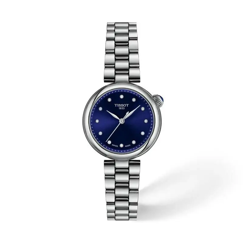 Desir 28mm Blue Dial Stainless Steel Watch T1520101104600 by Tissot