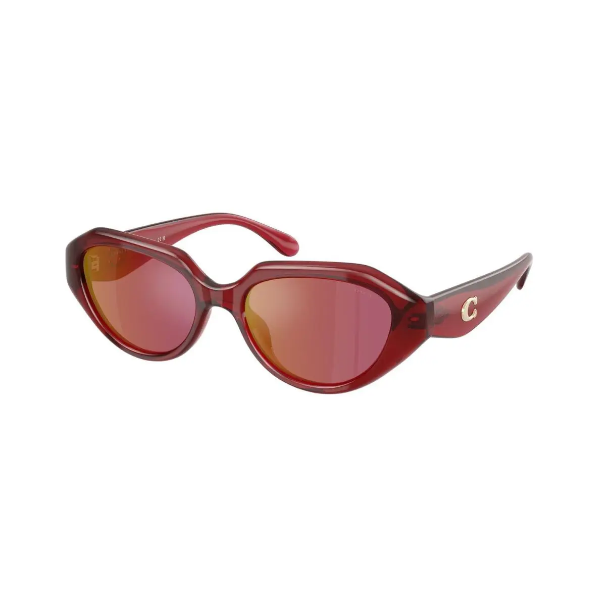 HC 8433 U Milky Cherry / Berry Flash 5526D0 Size 52 Sunglasses by Coach