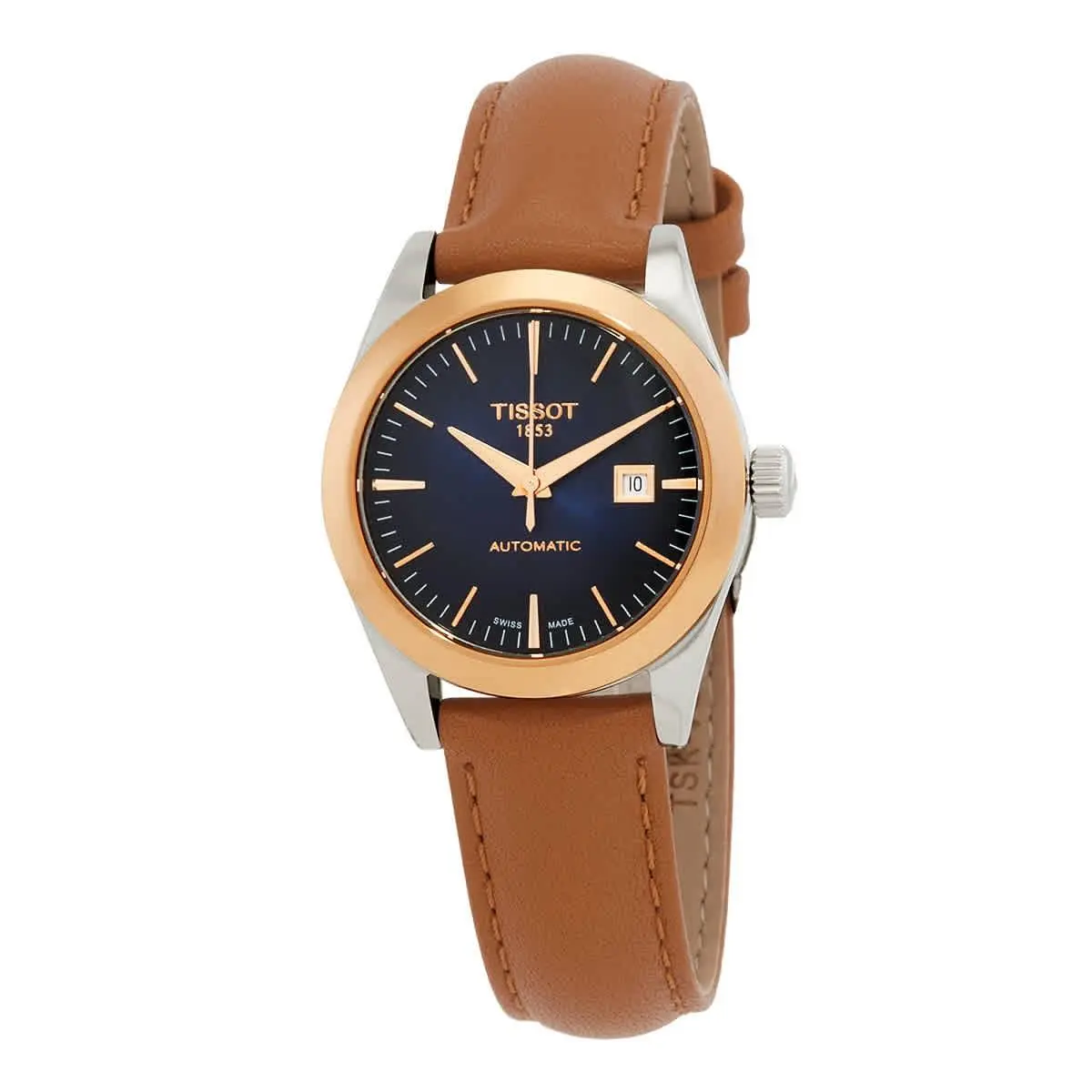 T-my Lady Automatic Smoked Blue Dial Watch T930.007.46.041.00 by Tissot