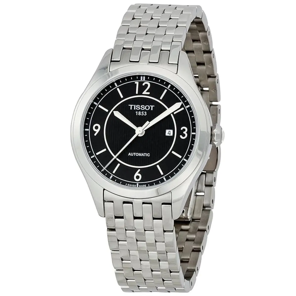 Tissot Men`s T-one Black Dial Watch - T0382071105701