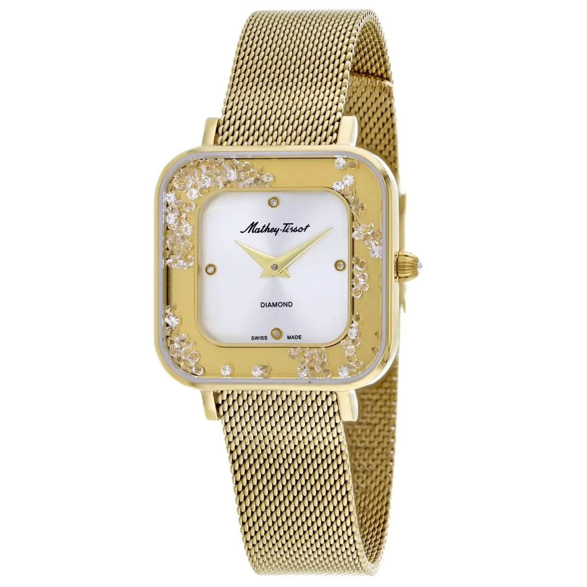 Mathey  Women`s Gemina Silver Dial Watch - D984SPYI by Tissot