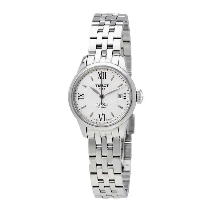 Tissot Le Locle Automatic Silver Dial Ladies Watch T41.1.183.33 - Silver, Dial: Silver, Band: Gray