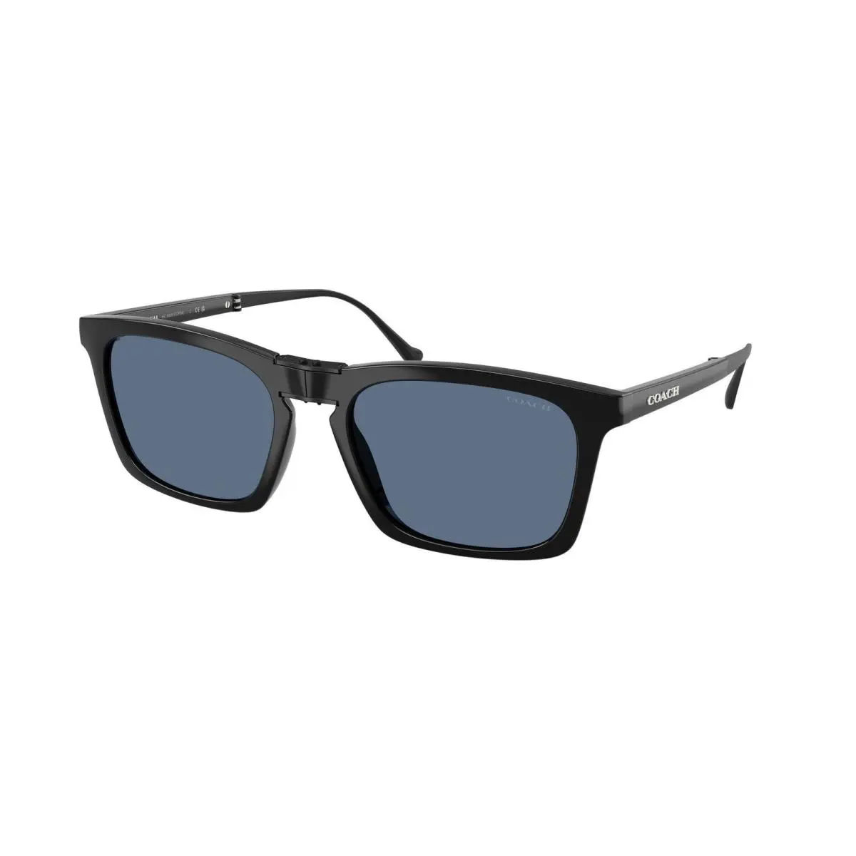 HC 8455 Black / Blue Solid Polyamide Standard 500280 Size 56 Sunglasses by Coach