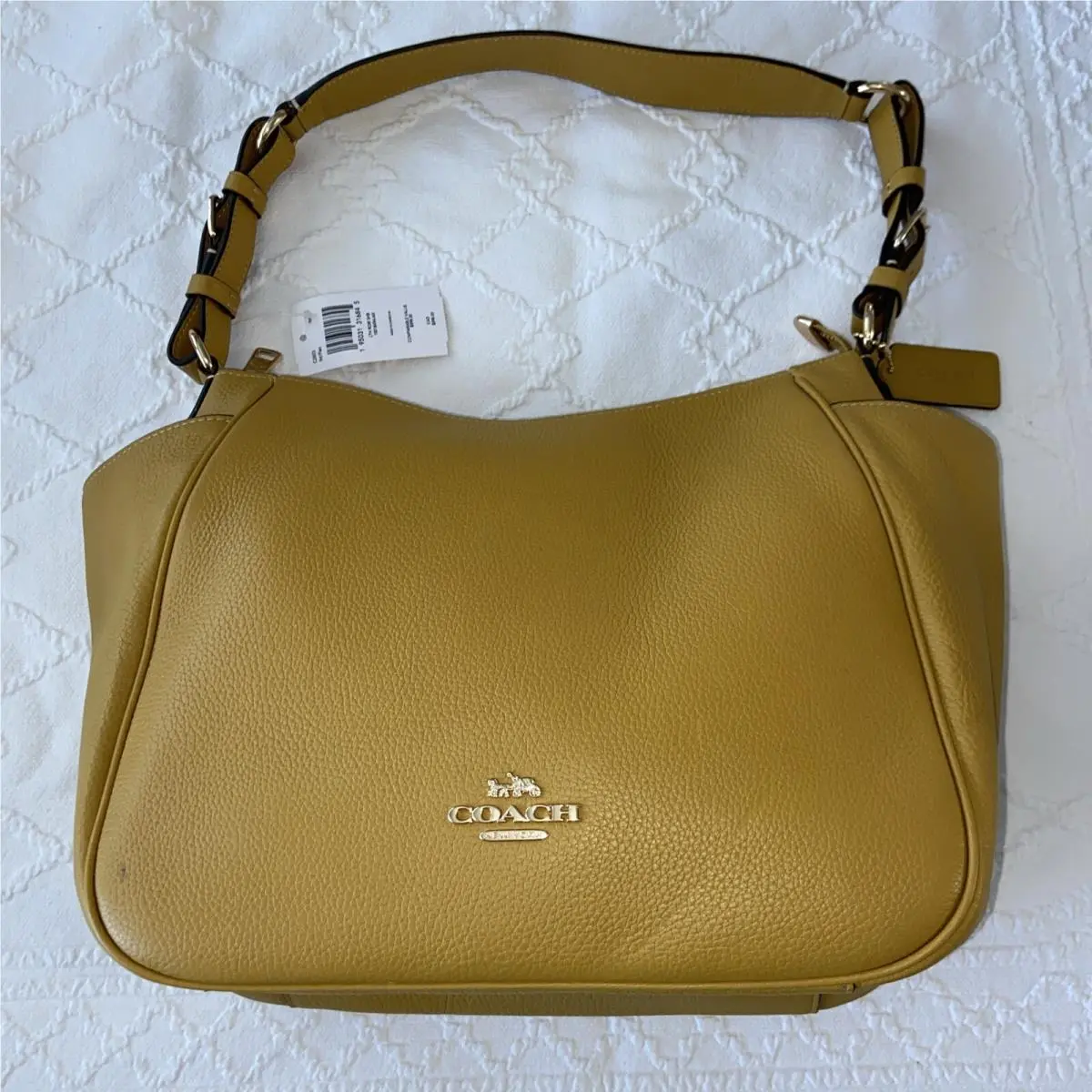 C2853 Rori Pebbled Leather Shoulder Bag Gold/flex by Coach