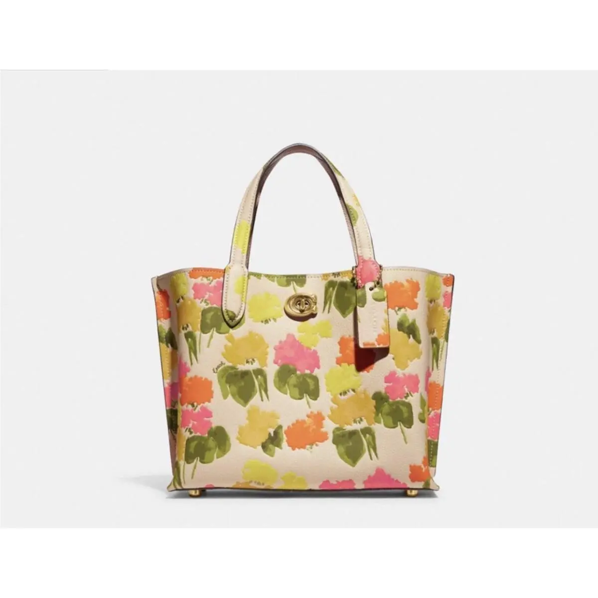 C8389 Willow Floral Embossed Multi Leather Shoulder Crossbody Bag by Coach
