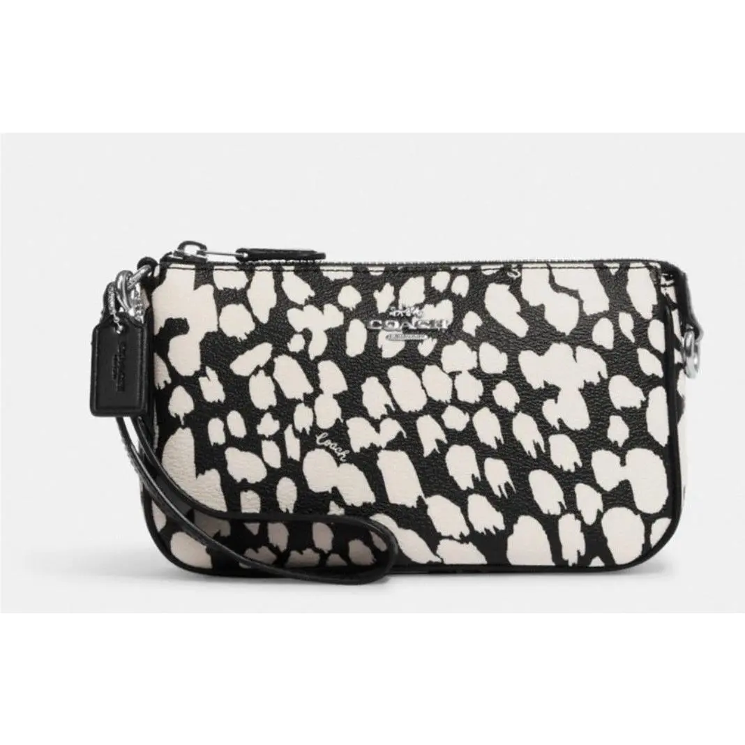 Nolita 19 with Spotted Animal Print Black Chalk Multi CD872 by Coach