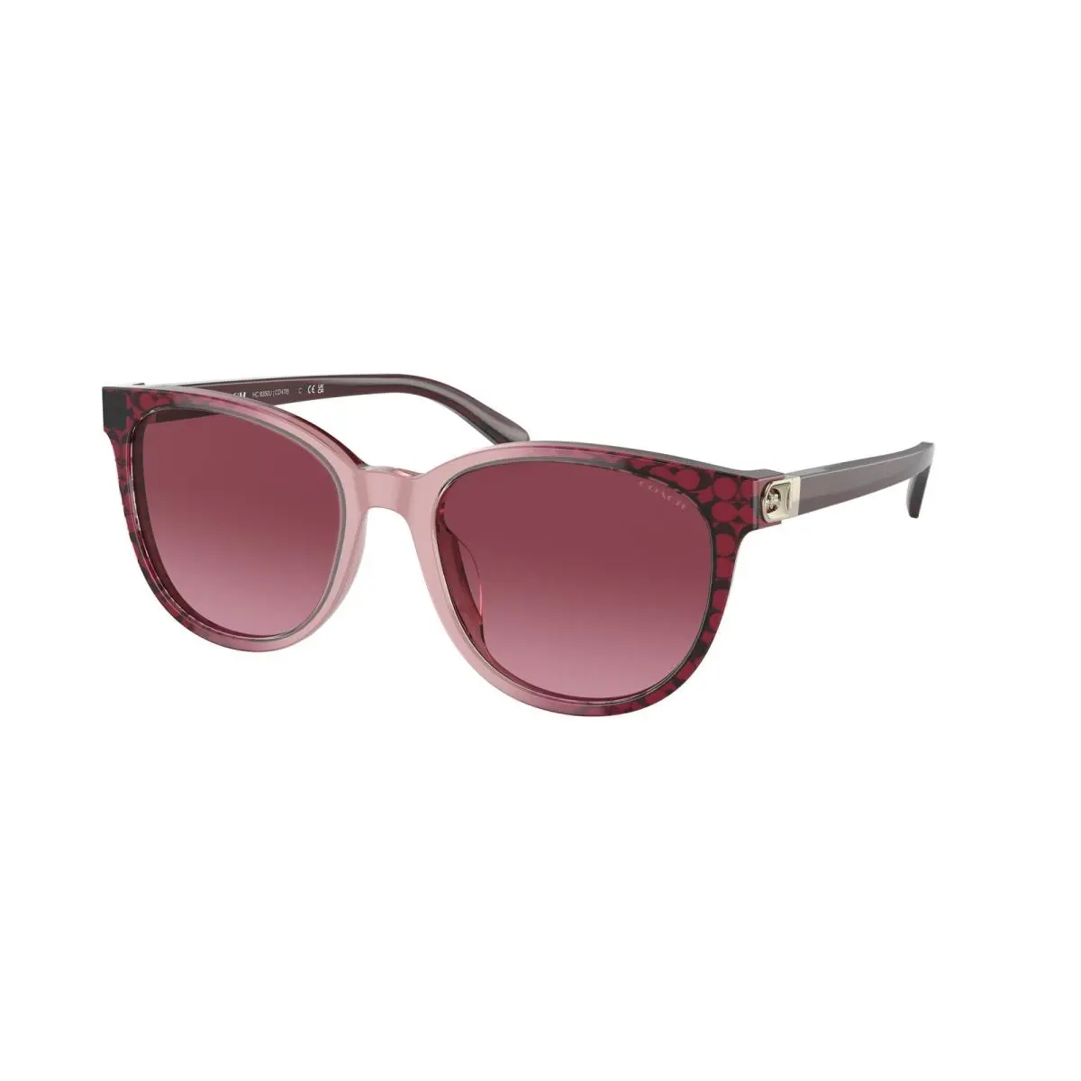HC 8350 U Cd478 Red Gradient Signature C 57098H Size 54 Sunglasses by Coach