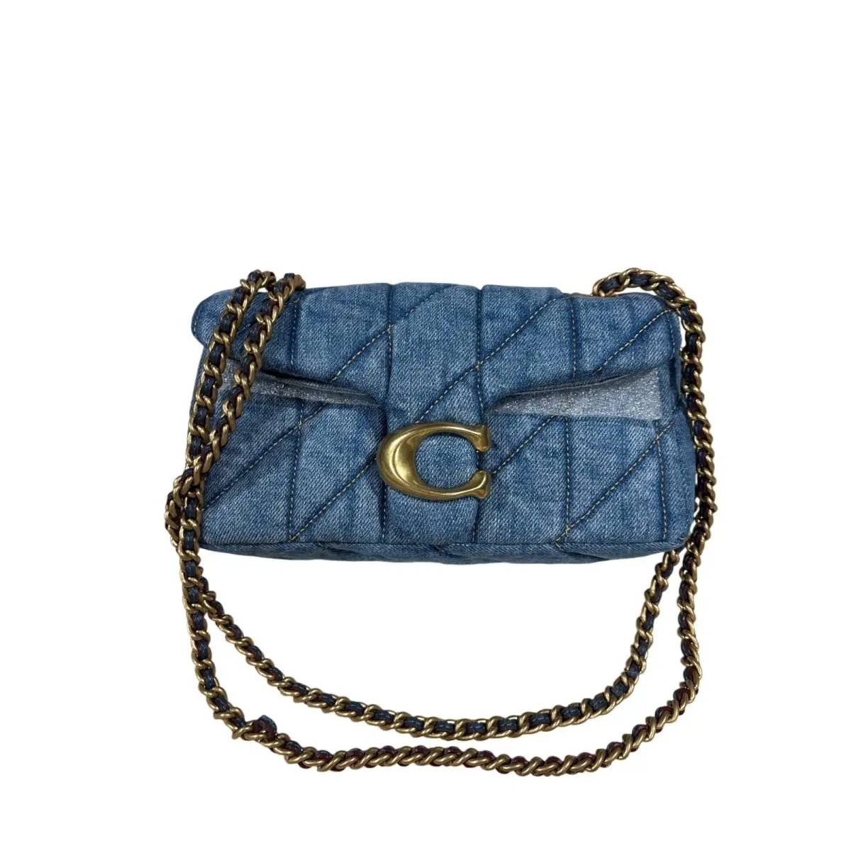 Tabby Shoulder Bag 20 Quilted Denim by Coach