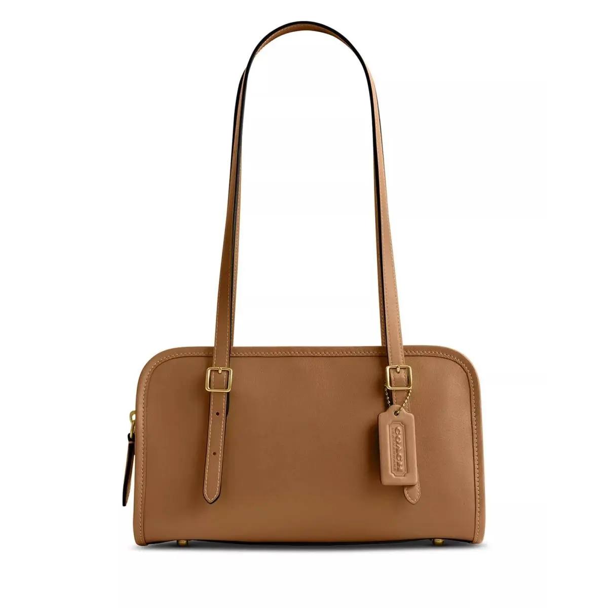 Glove Swing Zip Shoulder Bag In Honey Brown by Coach