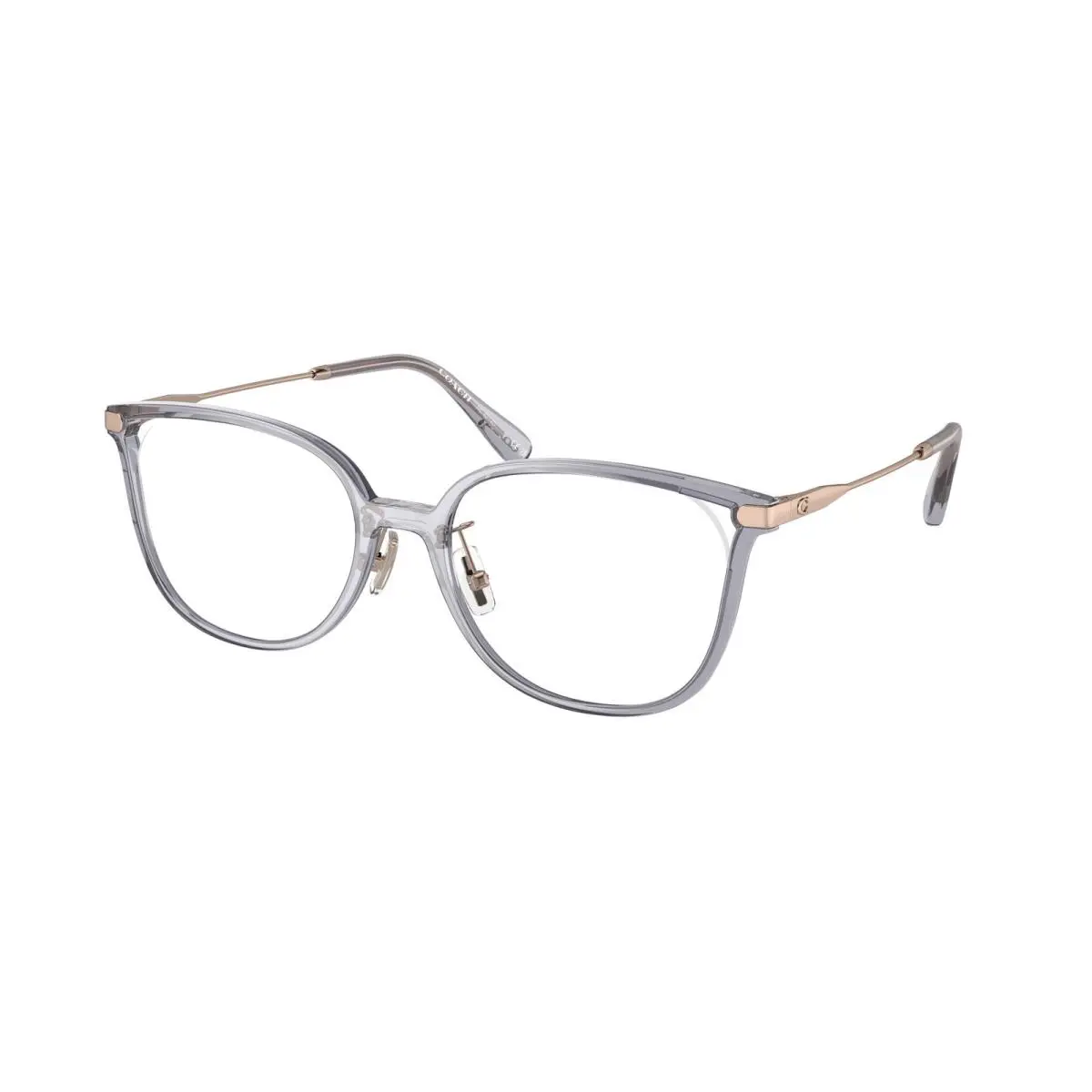Coach HC 6214 D Transparent Purple 5568 Size 55 Eyeglasses