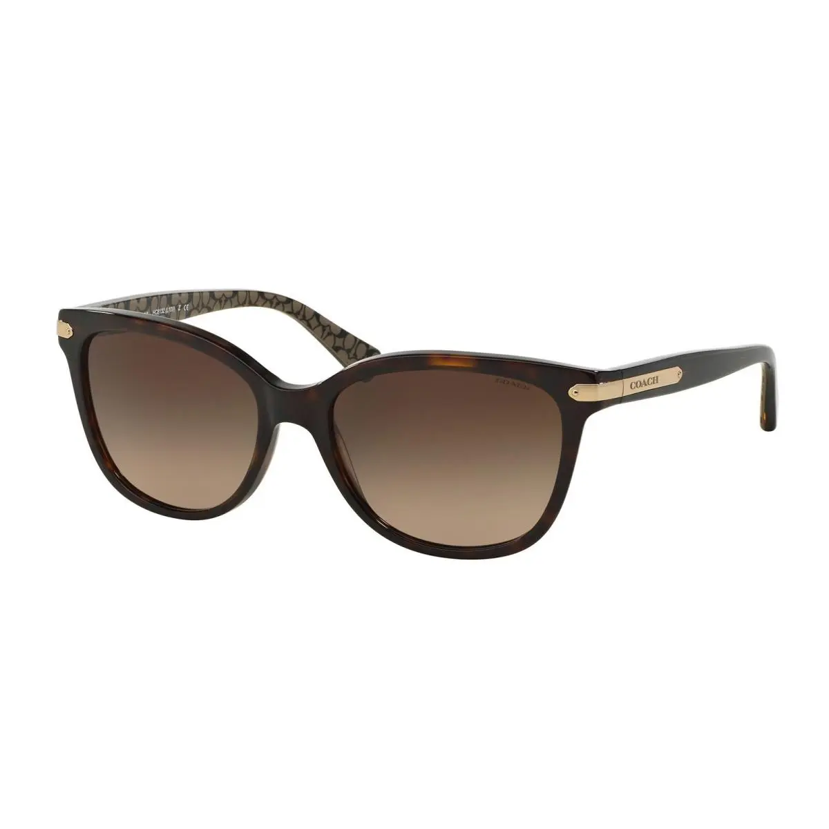 Coach HC 8132 Dark Tortoise 529113 Size 57 Sunglasses