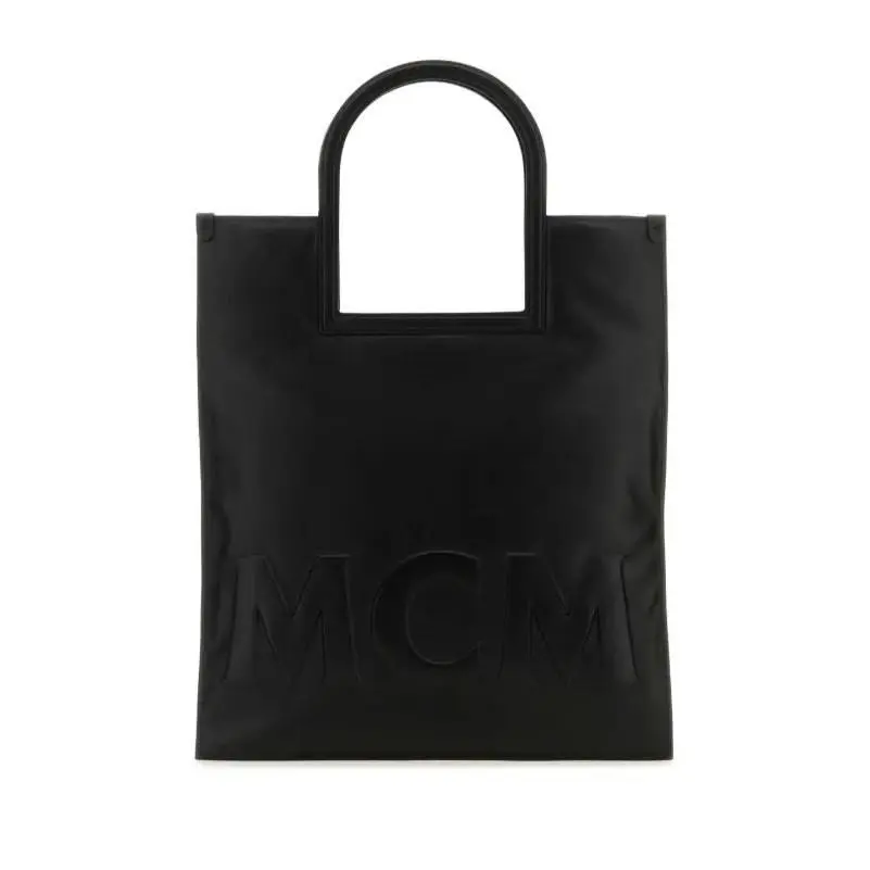 Mcm Aren Tote Black Napa Leather by MCM