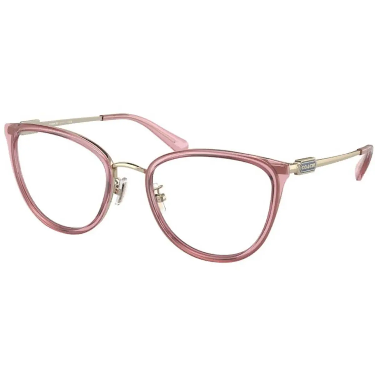 HC 5146 Shiny Light Gold / Transparent 9416 Size 54 Eyeglasses by Coach