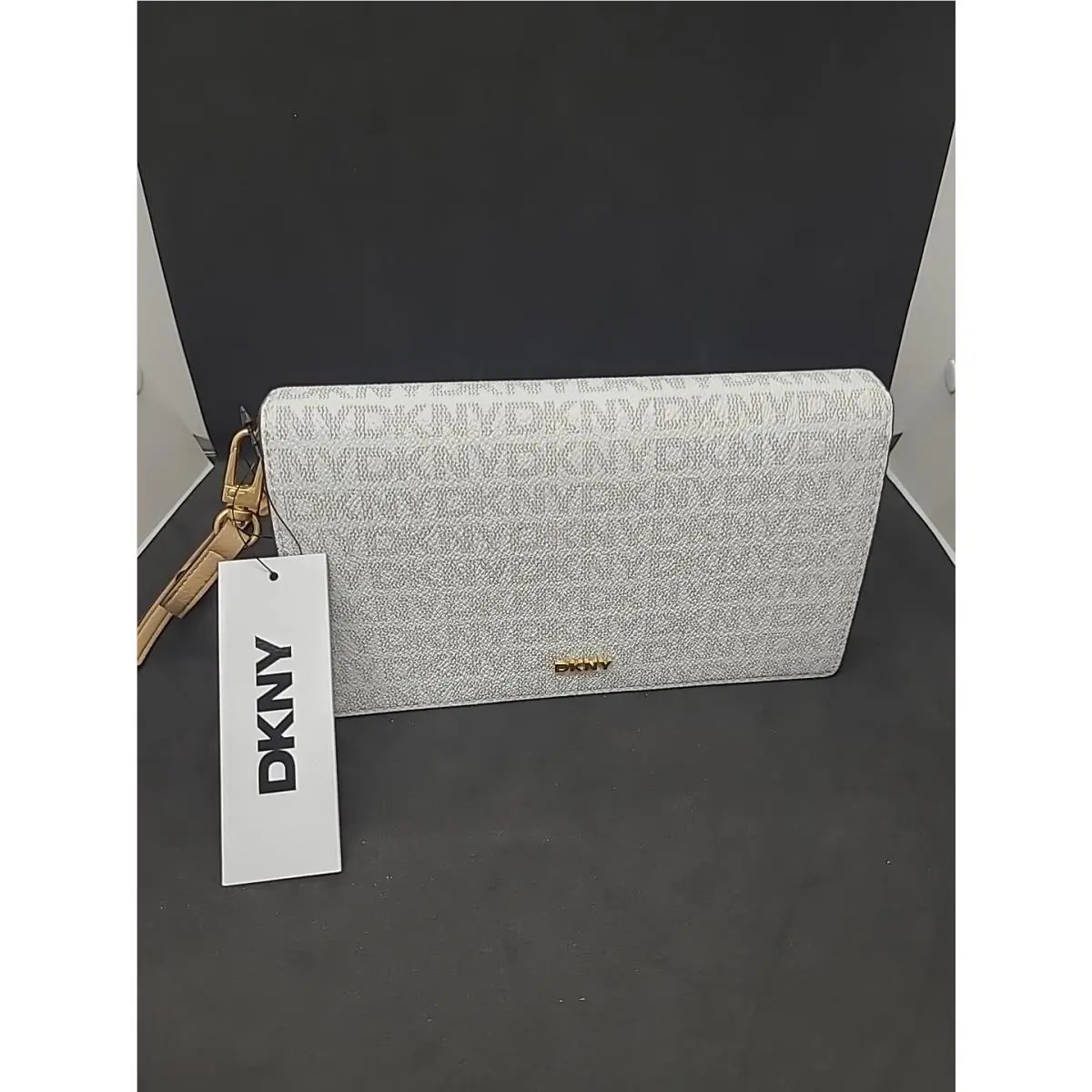 Dkny Farah Clutch Mini Shoulder Bag - Cream/cappuccino by DKNY