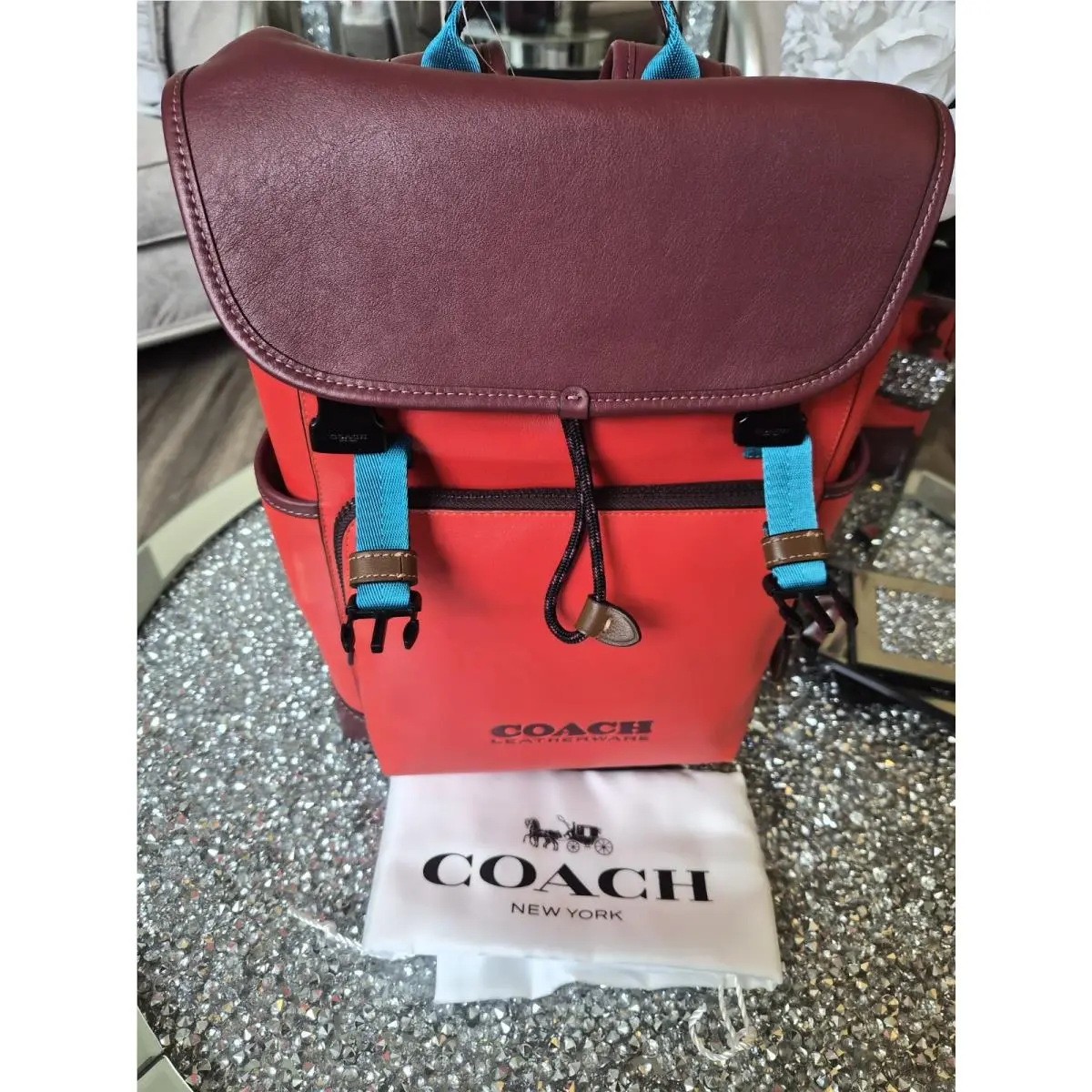 League Flap Back Pack IN Colorblock by Coach