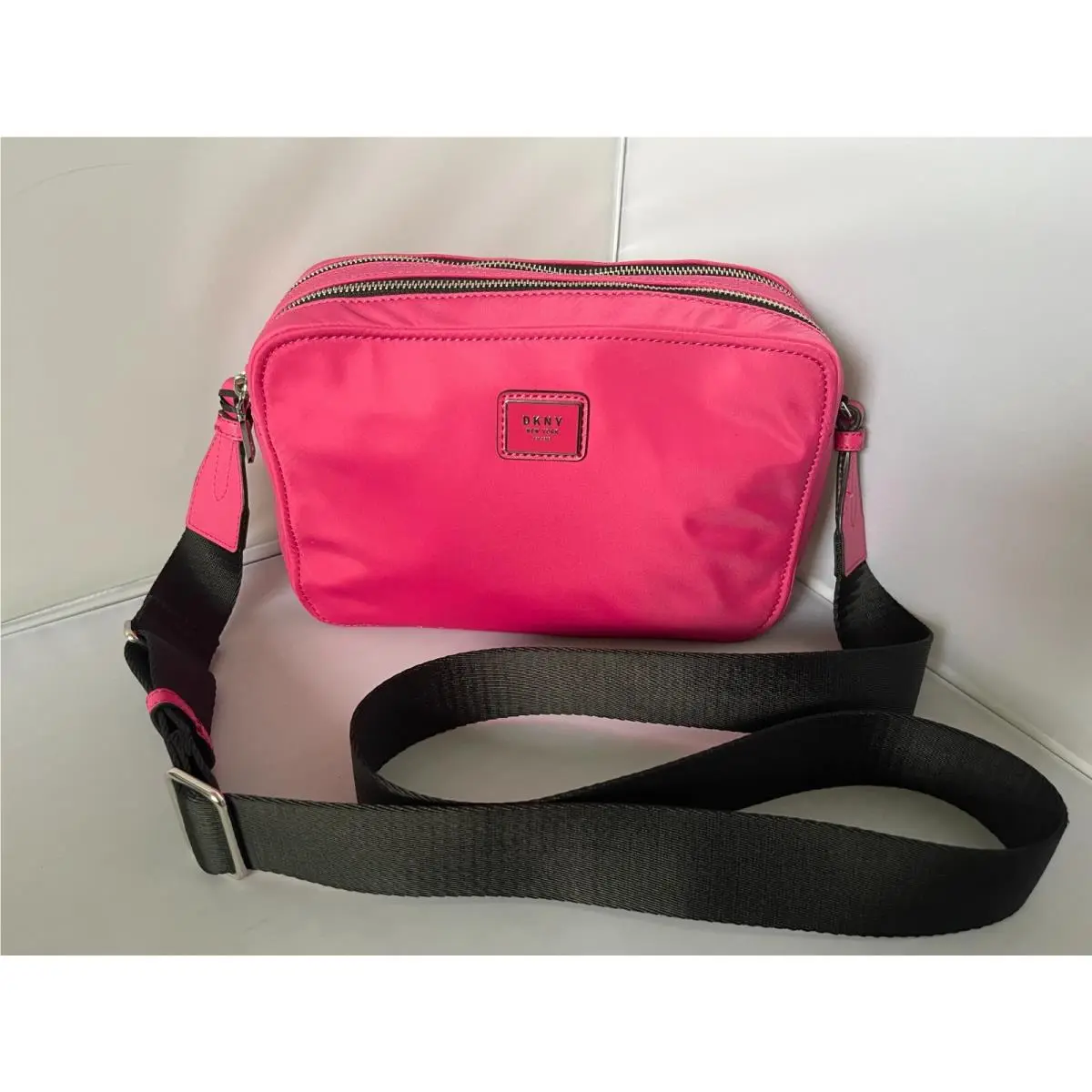 Dkny Classic Carry LG Cross Body Fuchsia by DKNY