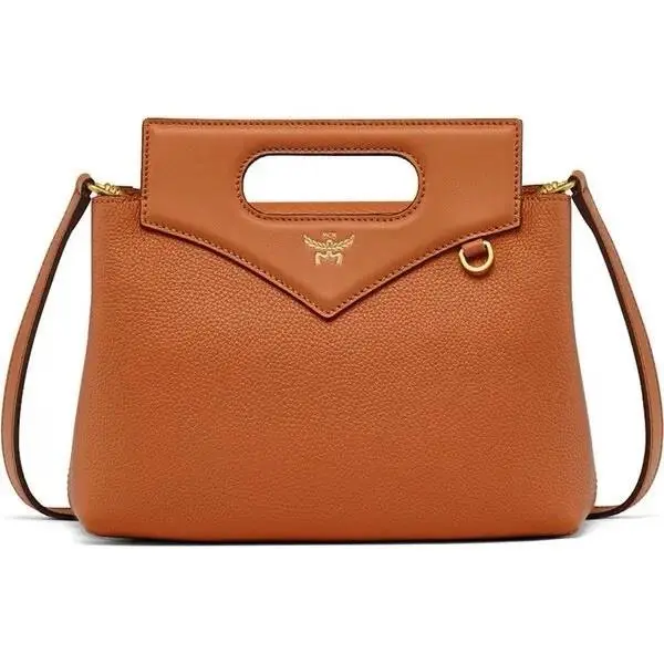 Mcm Diamond Bag Camel Brown Leather by MCM