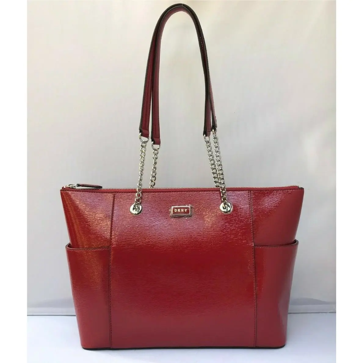 Dkny Gigi MD Red Tote Bag R93A3E38 by DKNY