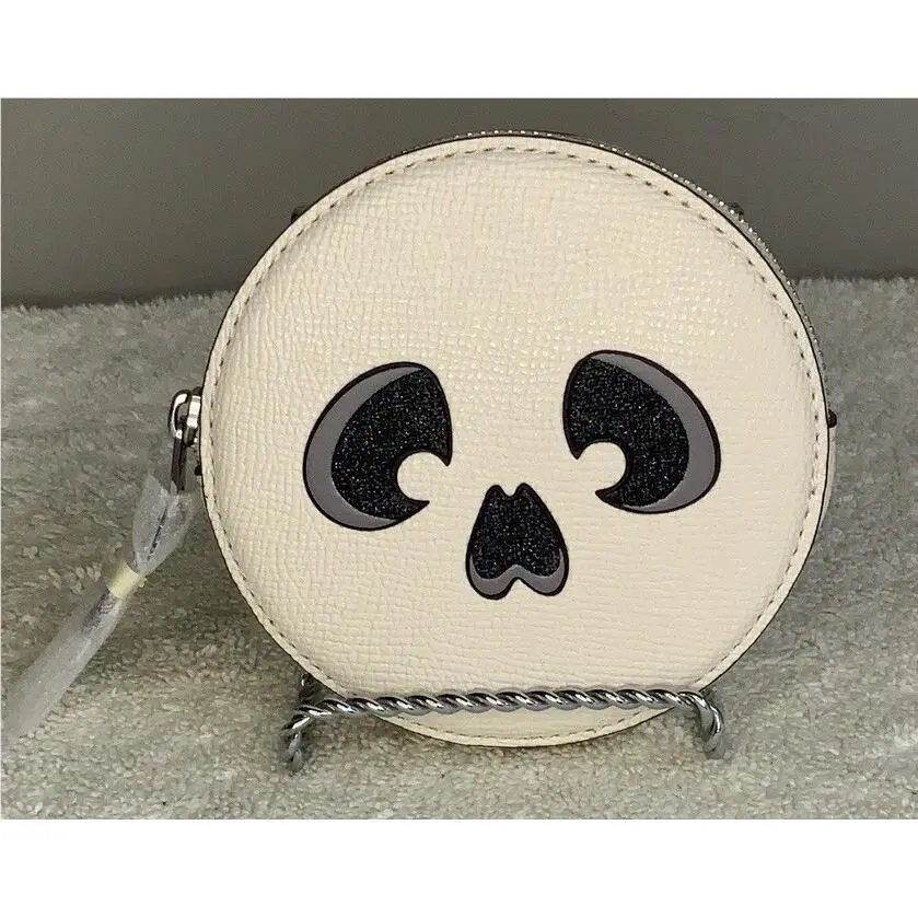 Coin Case with Halloween Skull 4 x 4 by Coach
