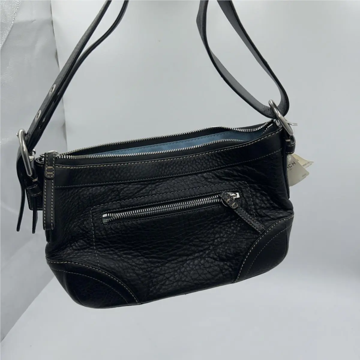 Crossbody/shoulder Bag Black Pebbled F12321 by Coach