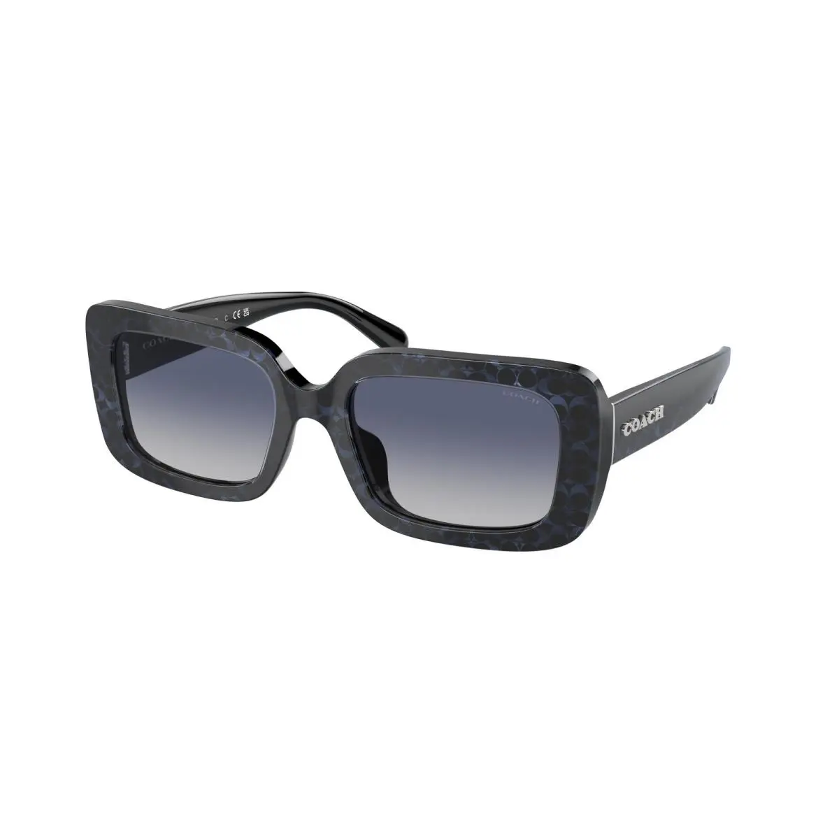HC 8380 U Cl922 Sapphire Pearl Signature 57654L Size 54 Sunglasses by Coach