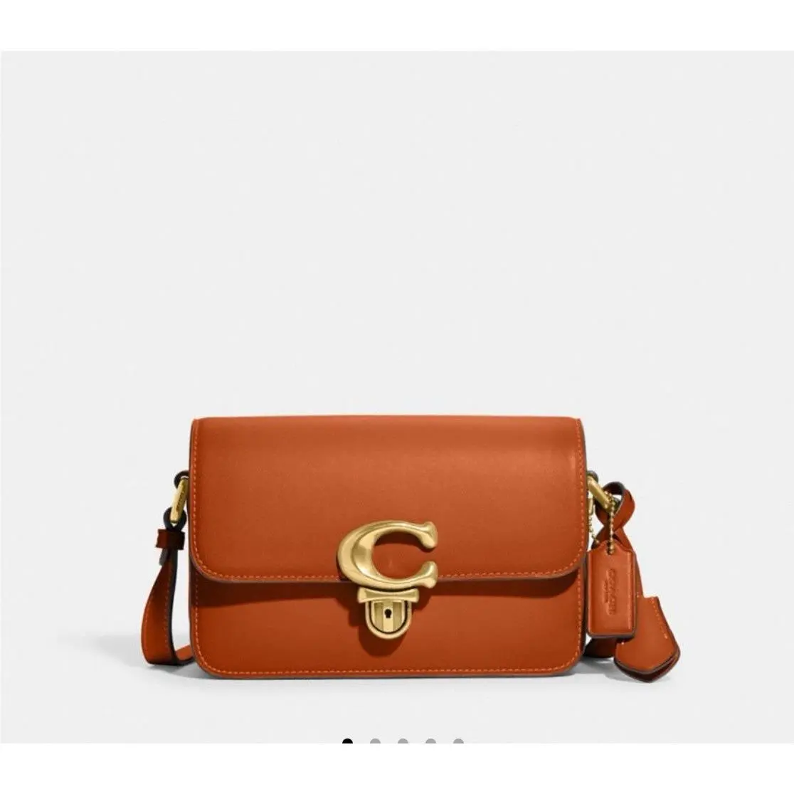 Studio 19 Riveted Leather Crossbody Shoulder Bag by Coach