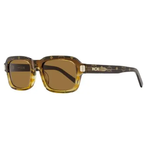 Mcm Unisex Rectangular Sunglasses MW0030 47J Brown Amber Ombre 53mm by MCM