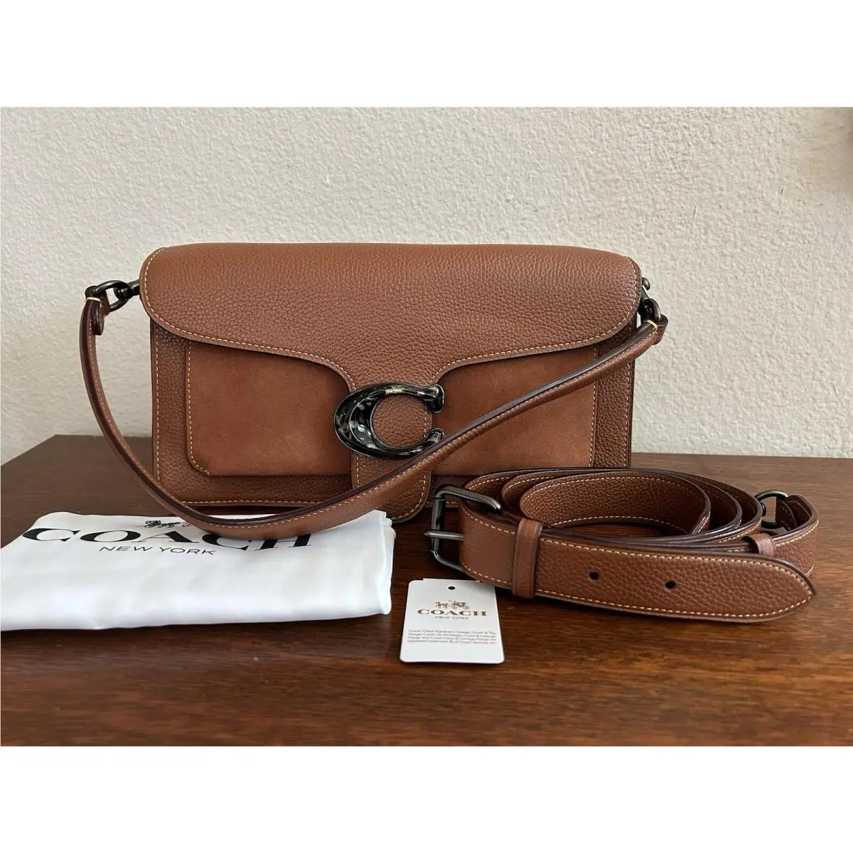 Tabby Shoulder Bag 26 Pewter/1941 Saddle 79334 by Coach