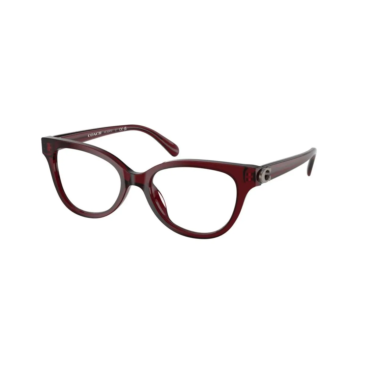 HC 6247 U Milky Burgundy 5393 Size 51 Eyeglasses by Coach