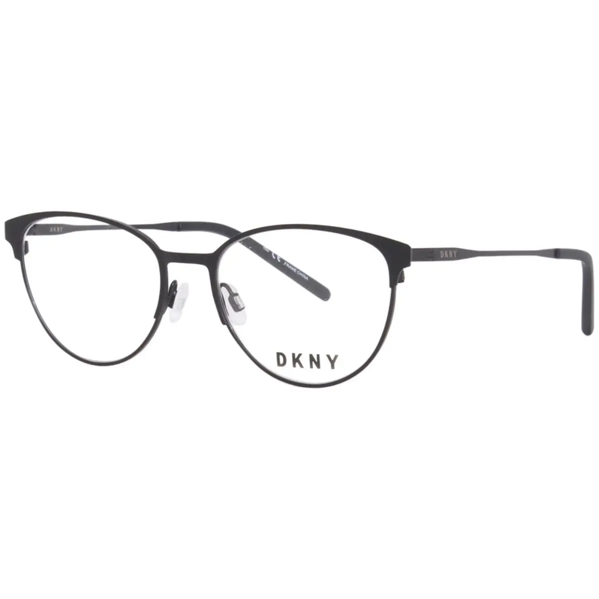 Dkny DK1030 001 Eyeglasses Frame Women`s Black Full Rim Round Shape 52mm