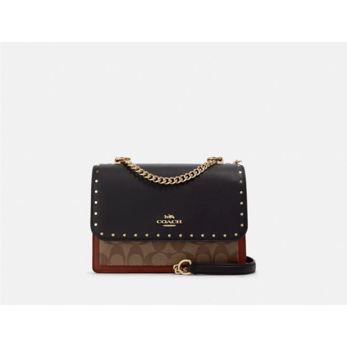 Klare Crossbody Animal Print Multicolor Leather by Coach