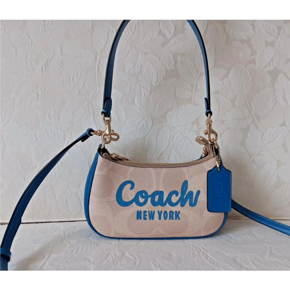 CY734 Signature Teri Mini Crossbody Bag with  Graphic Mini by Coach