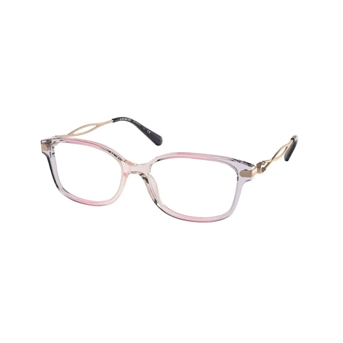 HC 6172 Gradient Transparent Violet 5641 Size 54 Eyeglasses by Coach