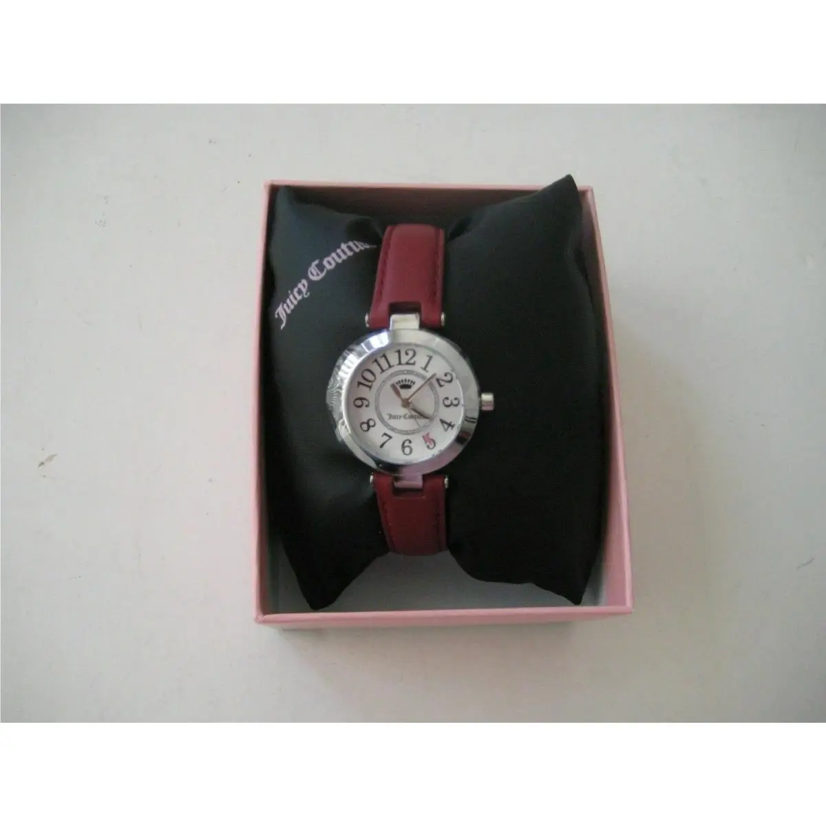 Women`s Leather Belt Beautiful Watch Retail Red by Juicy Couture