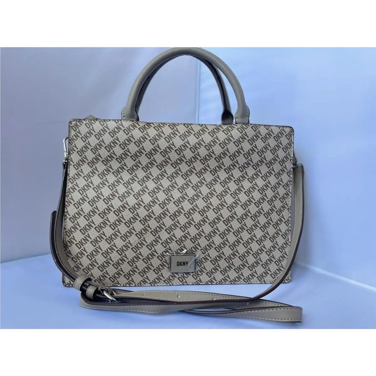 Dkny Astrid Medium Signature Logo Satchel Crossbody Bag R34DOB53 by DKNY